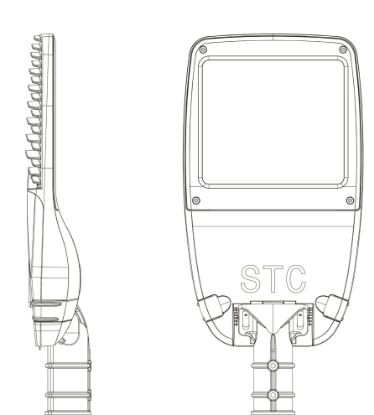 تصویر  چراغ خياباني 100 وات SMD شهاب  6500  کلوين (مهتابي )